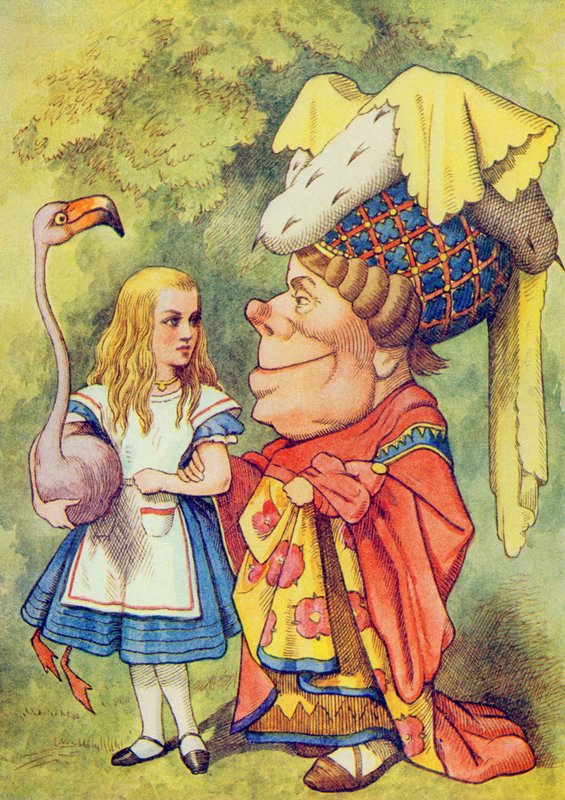 John Tenniel - Alice with the